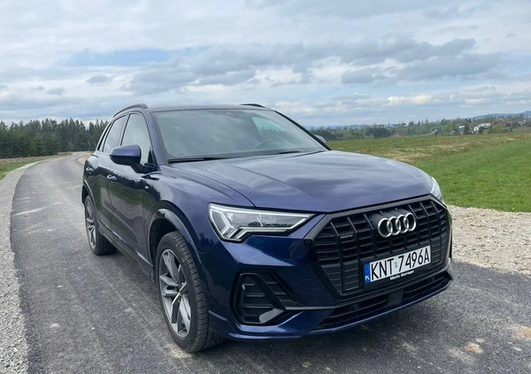 Audi Q3 cena 124999 przebieg: 49000, rok produkcji 2020 z Zakopane małe 106